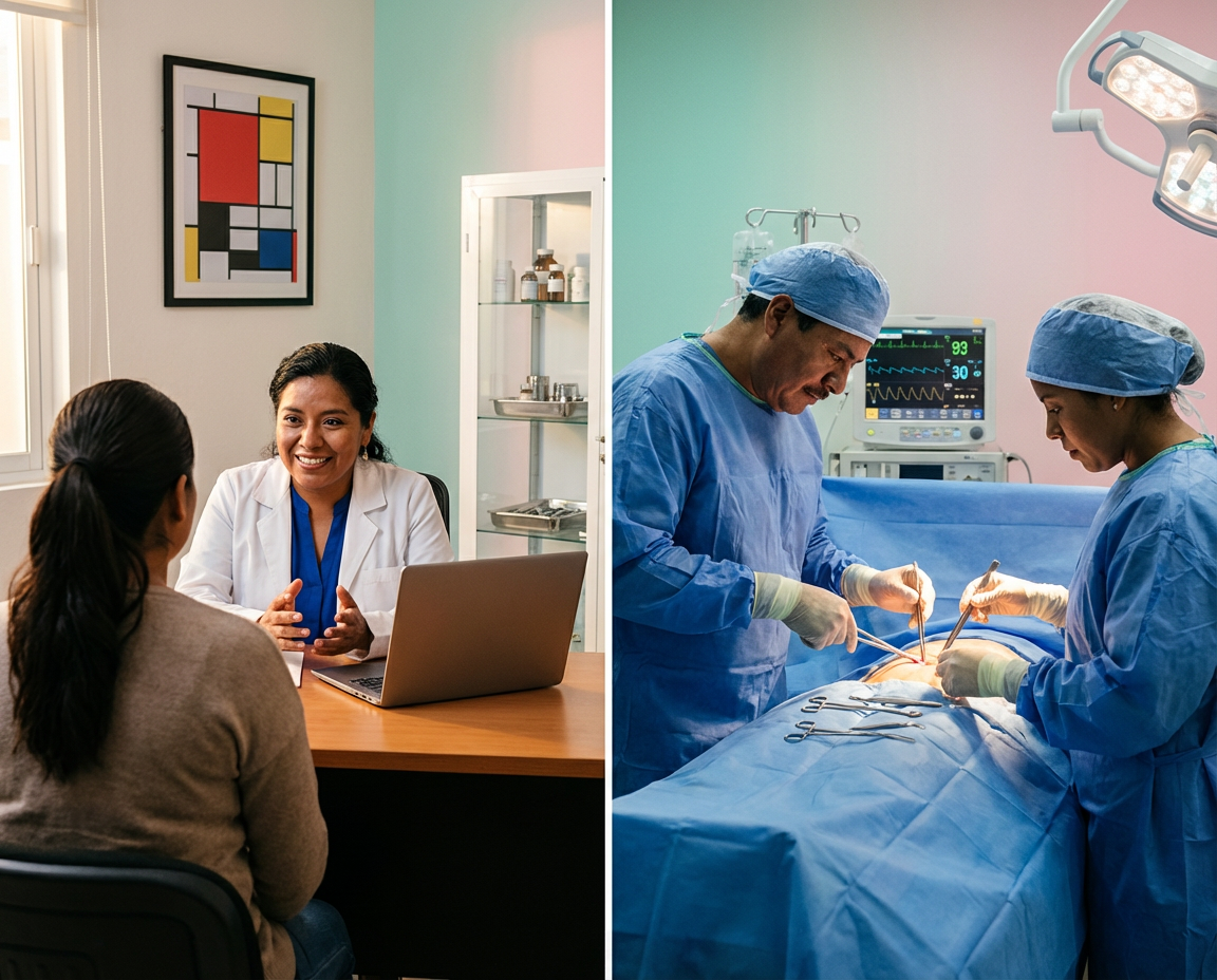Dra. aclarando dudas a Paciente